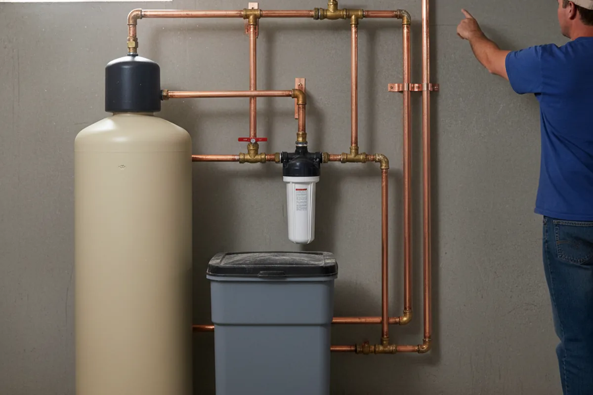 Whole-house water treatment system installed in Markleton